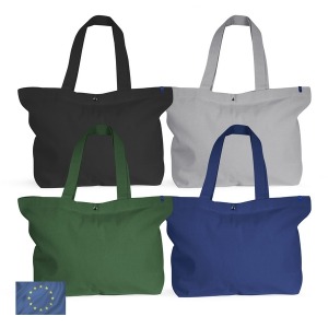 Sac plage couleur en coton bio fabrication européenne