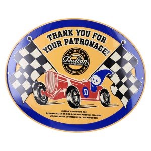 Plaque publicitaire sur mesure