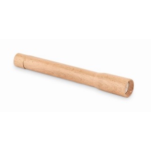 Torche personnalisable en bois lumière COB