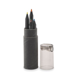 NEGRO - 6 crayons de couleur avec logo