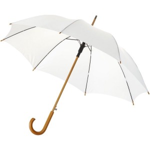 Parapluie personnalisable 23 à ouverture automatique, poignée et mât en bois