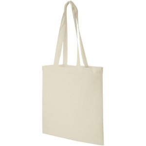 Sac shopping publicitaire coton Madras 140 gr/m² 7L naturel