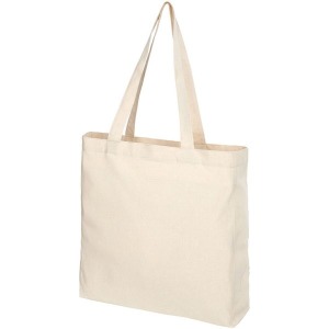 Sac shopping personnalisé Pheebs recyclé avec soufflet 210g/m² 13L