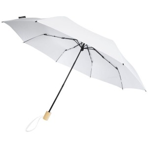 Parapluie personnalisé 21 pliable windproof en rPET recyclé Birgit