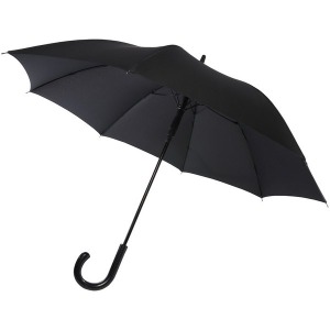 Parapluie avec logo Fontana de 23 à ouverture automatique avec aspect carbone et poignée courbe