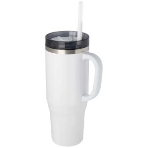 Mug isotherme personnalisable Melbourne 1200ml certifié RCS avec paille
