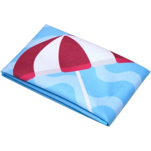 Serviette personnalisable légère Kousa avec impression par sublimation de 30 x 50 cm