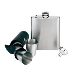 Set flasque promotionnelle et 4 gobelets