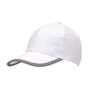 Casquette promotionnelle à liseré réfléchissant
