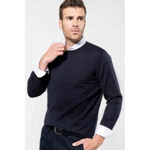 Pull avec logo Supima® col rond homme