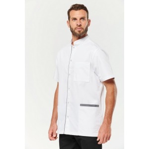 Blouse personnalisée polycoton avec boutons-pression homme