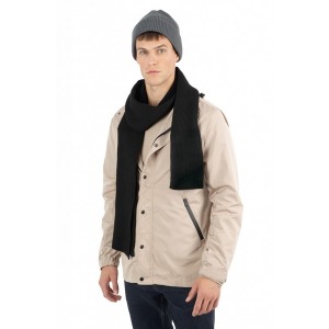 Écharpe personnalisable à maille côtelée