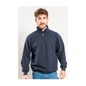 Sweat col zippé