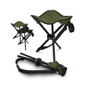 Tabouret pliant personnalisable trepied