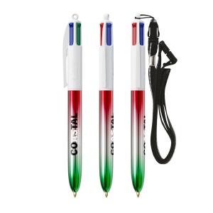 BIC® 4 Colours® Flags Collection lanyard