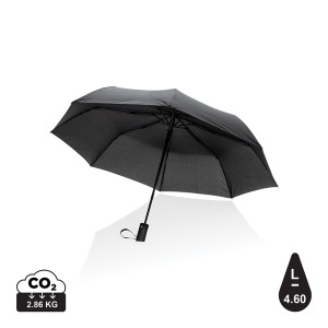 Mini parapluie publicitaire automatique 21" en rPET 190T Impact AWARE