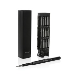 Set de tournevis publicitaire 56 pcs en aluminium recyclé RCS Gear X