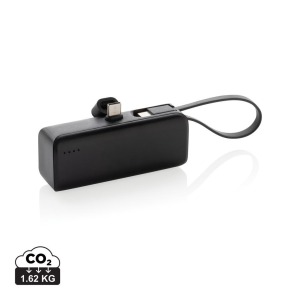 Powerbank personnalisable 3000mAh en plastique RCS connexion USB C Powerlink
