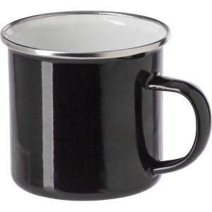 Mug / quart personnalisable émaillé en acier inoxydable 350ml