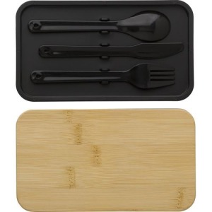 Lunch box personnalisée double compartiment en PP Maxton