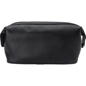 Trousse de toilette avec logo en cuir Flynn