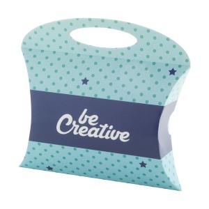 CreaBox Pillow Carry S boite personnalisable en forme de petit coussin