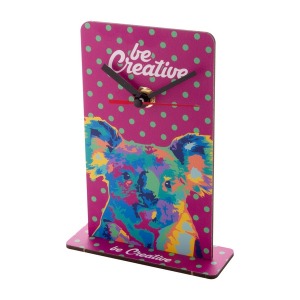 Horloge publicitaire de bureau sur mesure