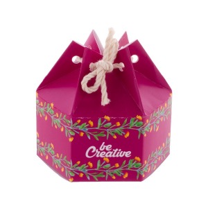 CreaBox HexaCord S Boîte publicitaire cadeau hexagonale