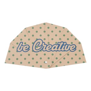 Éventail personnalisable en kraft