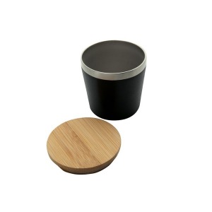 Mug isotherme 'Nagano' avec couvercle en bambou M