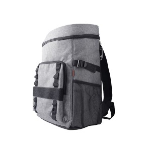 Sac à dos isotherme publicitaire 'Nago', gris chiné