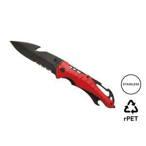 Couteau de sécurité ' personnalisé 'Emergency', rouge