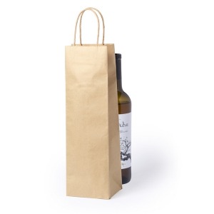 Sac publicitaire en papier pour 1 bouteille