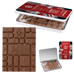 Calendrier de l'avent boîte décorative MINI Tablette de chocolat de l'avent standard