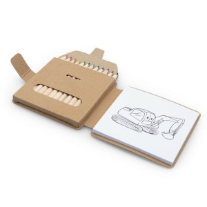 Set de coloriage, crayons de couleur promotionnels - Alondra