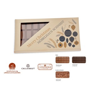 Chocolat au lait tablette de 100g en étui carton
