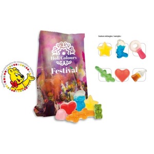 Sachet à fond plat HARIBO Happy Life 150g