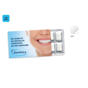 Chewing-Gums en blister de 12 en étui carton