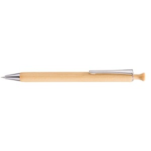 Stylo en bois personnalisable et clip brillant
