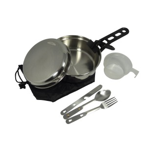 Popote scout 1 personne inox 83 mm ø 170 mm