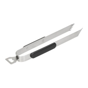Pince à barbecue publicitaire avec décapsuleur Opener, 35 cm