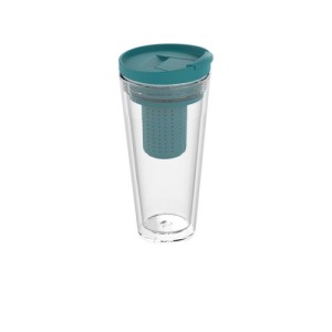 Tasse isolante Mochaavec un filtre à thé, réutilisable