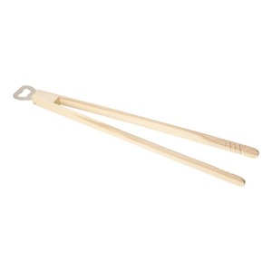 Pince à barbecue publicitaire Opener avec décapsuleur, 43 cm