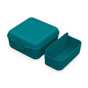 Boîte à déjeuner Cube de luxe avec une coupe de séparation, réutilisable