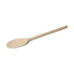 Cuillère en bois avec logo Madera, réutilisable