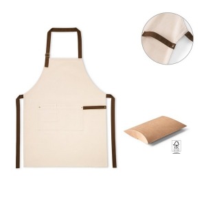 Tablier avec logo 100% coton 320g/m²