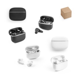 CAUBY. Casque personnalisé sans fil, 100% rABS, avec ANC et 7 heures d'autonomie