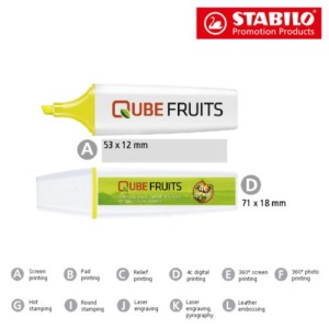 Surligneur set de 4 BOSS ORIGINAL