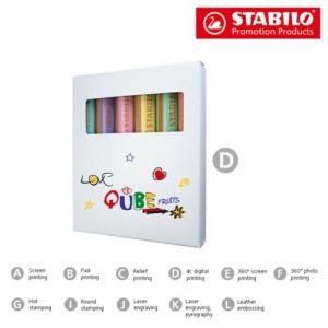 STABILO woody duo Set de 6 crayons de couleur