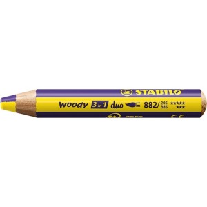 STABILO avec logo woody duo crayon de couleur